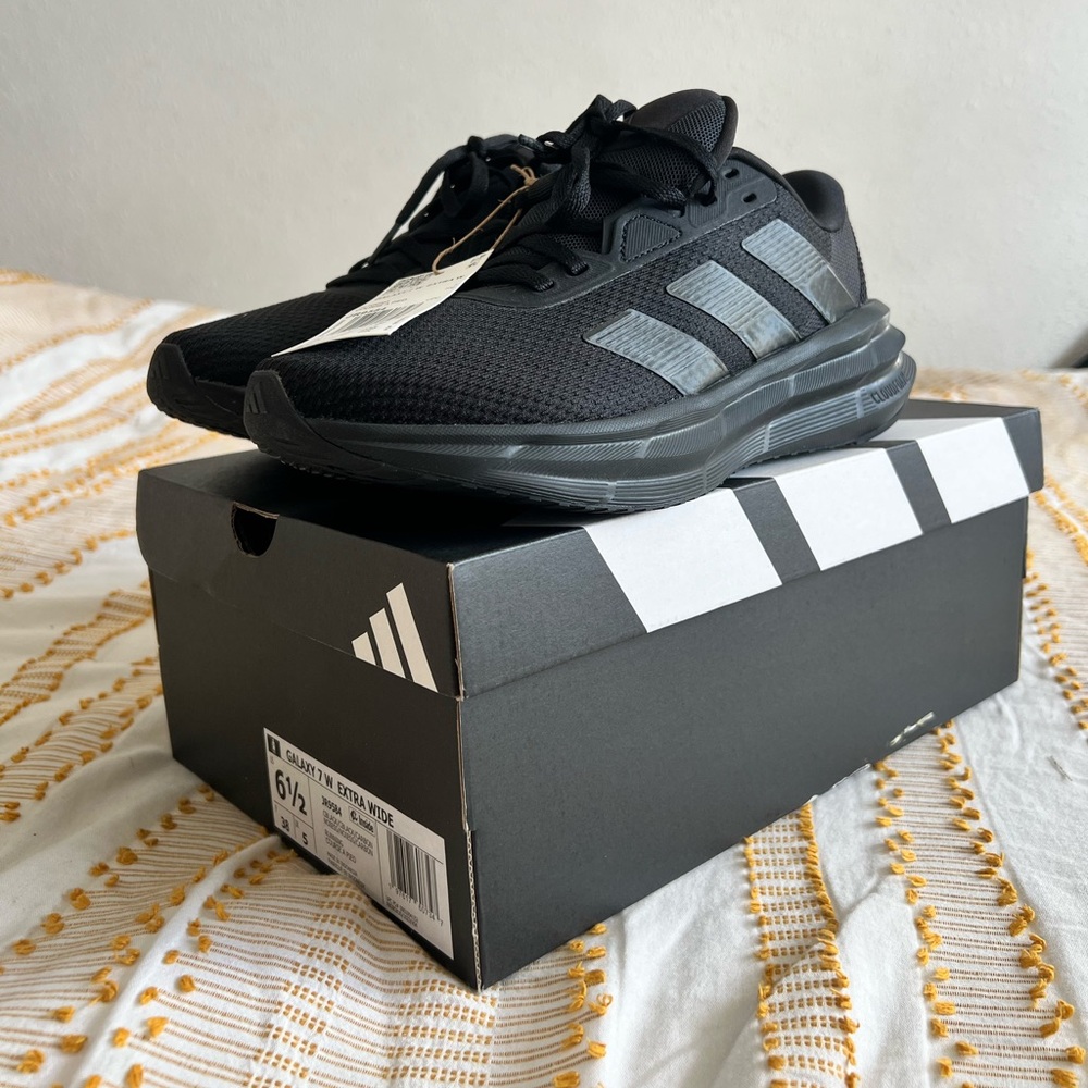 Adidas Galaxy Wide Athletic Sneakers